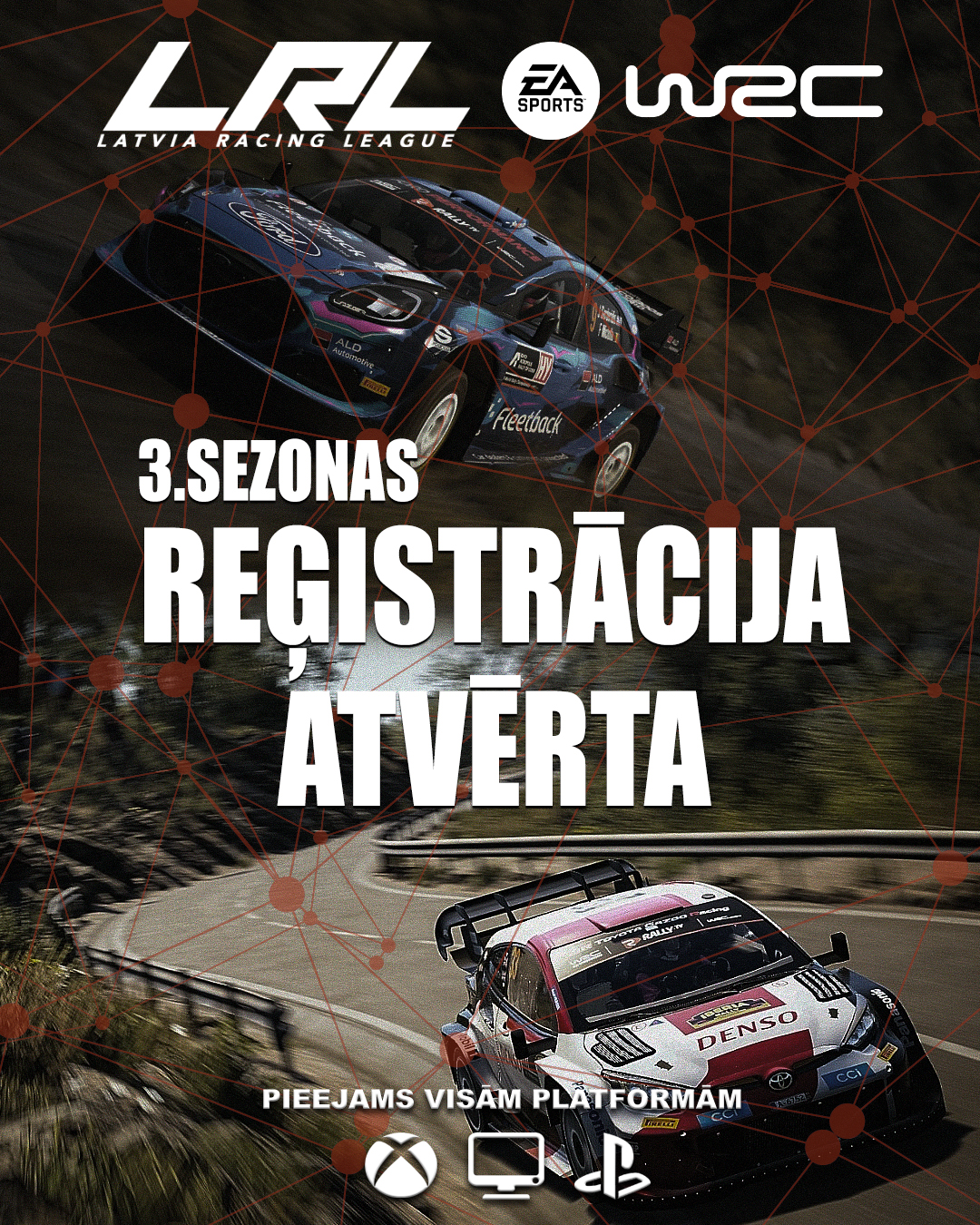 LRL WRC 3.SEZONAS reģistrācija atvērta!