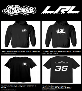 Latvia Racing League - Official Merchandise